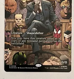 MTG Marvel's Spider-Man Eternal Clever Impersonator Borderless Foil Legal MAR - Image 3