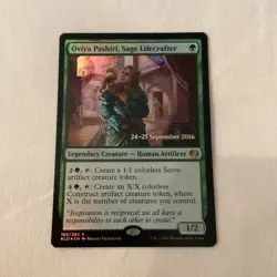 MTG Oviya Pashiri, Sage Lifecrafter (165/291) Kaladesh 2016 FOIL PROMO - NM - Image 1
