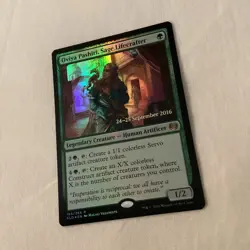 MTG Oviya Pashiri, Sage Lifecrafter (165/291) Kaladesh 2016 FOIL PROMO - NM - Image 2