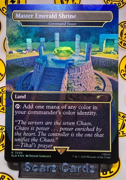 Master Emerald Shrine - Command Tower (7030) (Rainbow Foil) Secret Lair Drop... - Image 1