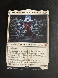 MTG - NM - Elesh Norn, Mother of Machines - Phyrexia: All Will Be One Regular - Image 1