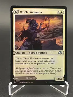 Witch Enchanter || Witch-Blessed Meadow (Foil, #239, NM) Modern Horizons 3 (MH3) - Image 1