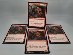 Charging Monstrosaur, Playset. MTG, Uncommon Creature Dinosaur. VG/NM, Free P&P - Image 1