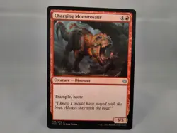 Charging Monstrosaur, Playset. MTG, Uncommon Creature Dinosaur. VG/NM, Free P&P - Image 3