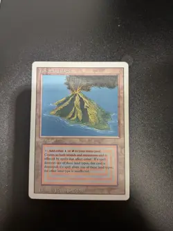 MTG Volcanic Island Revised Edition: Ungraded, Never Played with and Mint! - Image 1