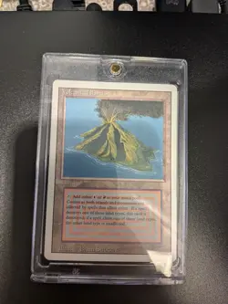 MTG Volcanic Island Revised Edition: Ungraded, Never Played with and Mint! - Image 3