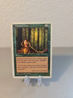 MTG Nature's Lore HP Fifth (5th) Edition - Image 1