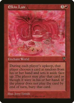 Elkin Lair Visions PLD Red Rare MAGIC THE GATHERING MTG CARD ABUGames - Image 1