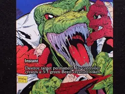 MTG Marvel Eternal-Legal, Beast Within - Foil - Image 3