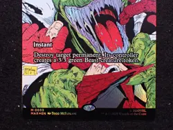 MTG Marvel Eternal-Legal, Beast Within - Foil - Image 4