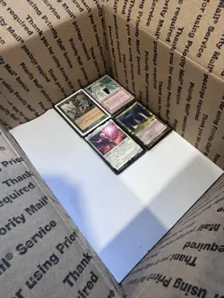🧙17lbs+ 4200+ UNSEARCHED Magic The Gathering Bulk Lot LP/NM w/ Rares & Foils‼ - Image 2