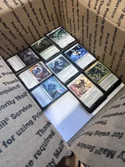 🧙17lbs+ 4200+ UNSEARCHED Magic The Gathering Bulk Lot LP/NM w/ Rares & Foils‼ - Image 3