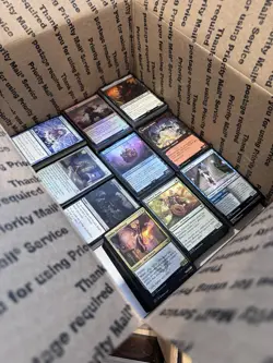 🧙17lbs+ 4200+ UNSEARCHED Magic The Gathering Bulk Lot LP/NM w/ Rares & Foils‼ - Image 4