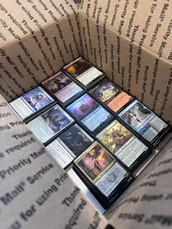 🧙17lbs+ 4200+ UNSEARCHED Magic The Gathering Bulk Lot LP/NM w/ Rares & Foils‼ - Image 5