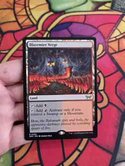 Blazemire Verge Duskmourn: House of Horror MTG NM - Image 1