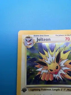 1999 Pokemon TCG Jolteon Jungle Holo 1st Edition Rare Card 4/64 WOTC - Image 5