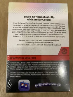 Pokemon TCG Prismatic Evolutions Booster Bundle 6 Packs NEW/Factory Sealed - Image 2