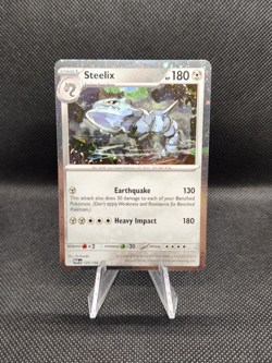 Pokemon TCG Paradox Rift Steelix 125/182 Cosmos Holo Exclusive Promo NM/M - Image 1
