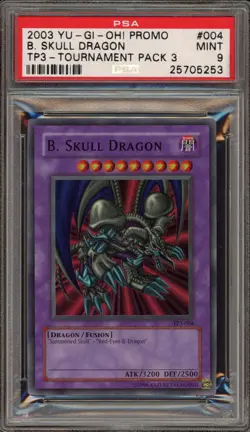 Yu-Gi-Oh! B. Skull Dragon Tournament Pk. 3 Super Rare Promo TP3-004 PSA 9 Mint - Image 1