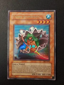 Yu-Gi-Oh! Toon-Jungfrau, SRL-G072, Ultra Rare, 2. Auflage, Deutsch, Near Mint - Image 1
