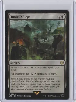 TOXIC DELUGE MTG Lord Of The Rings: Tales Of Middle Earth Rare Sorcery Card - Image 1