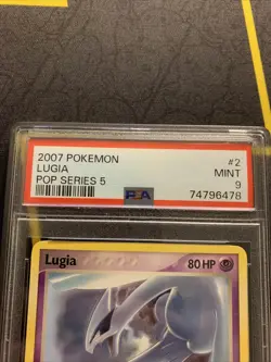 Lugia 2/17 PSA 9 -Graded Pokemon Card- Pop Series 5 MINT - Image 3