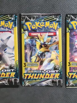 Pokemon LOST THUNDER Booster Pack Lot! 4 Packs / 3 Cards Each READ DESCRIPTION - Image 5