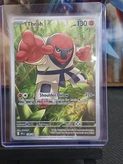 Throh 128/086 SV Black Bolt English Pokemon Card NM - Image 2