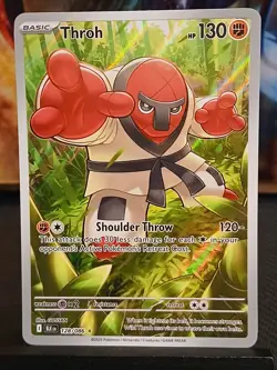 Throh 128/086 SV Black Bolt English Pokemon Card NM - Image 4