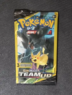 Pokemon TEAM UP Booster Pack Sealed! 1 Pack / 3 Cards Each READ DESCRIPTION - Image 1