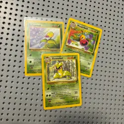 Vintage Pokemon Card Lot Rare Victreebel Weepinbell Bellsprout Base Jungle Set - Image 1