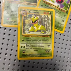Vintage Pokemon Card Lot Rare Victreebel Weepinbell Bellsprout Base Jungle Set - Image 3