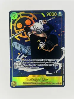 Trafalgar Law OP10-119 ALT SEC Parallel Royal Blood ONE PIECE Card English - Image 1