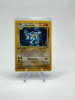 Pokemon TCG Machamp 1st Edition Holo Rare Card 8/102 - Image 5