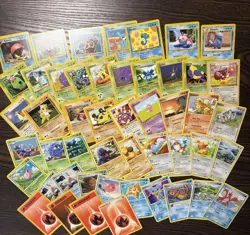 Vintage Pokemon Card Lot Base set 48 cards! - Image 1