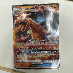 Pokemon Card Charizard GX SM195 Detective Pikachu Black Star Promo JUMBO NM - Image 1