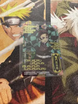 Demon Slayer Card Tanjiro Kamado Clear Gold Card - Image 1