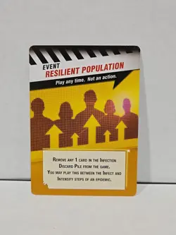 Pandemic Board Game Replacement Cards Event Resilient Population - Image 1