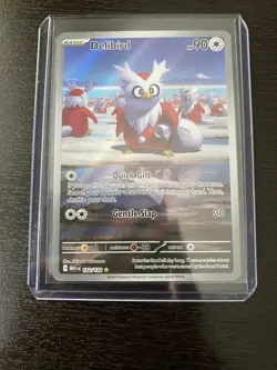 Pokemon Delibird 152/132 Mega Evolution Illustration Rare Card NM IN-Hand ⚡ - Image 1