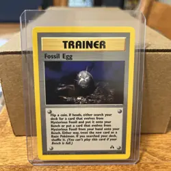 Fossil Egg 72/75 Uncommon Neo Discovery Pokemon Trading Card TCG WOTC - Image 1