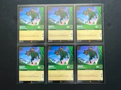 Disney Lorcana Shimmering Skies - Banzai - Gluttonous Predator Card PLAYSET x6 - Image 1