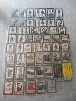 LOT OF 250 CARDS, DIXIE AMERICAN CIVIL WAR CARD GAME - GETTYSBURG, COMPLETE, MT! - Image 1