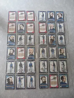 LOT OF 250 CARDS, DIXIE AMERICAN CIVIL WAR CARD GAME - GETTYSBURG, COMPLETE, MT! - Image 3