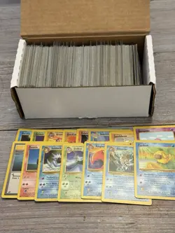 Huge Collection Bulk Lot of 450+ Pokemon Cards Vintage 1999 WOTC Base Jungle Fos - Image 1
