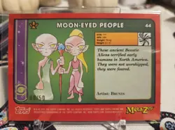 Metazoo Topps Chrome Moon-Eyed People Gold Refractor 08/50 Card #44 - Image 2