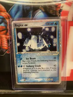Pokemon TCG Regice EX Emerald Holographic Card 98/106 Near Mint - Image 1
