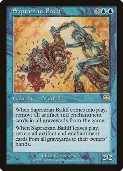 3XSaprazzan Bailiff, Mercadian Masques, MTG, LP - Image 1