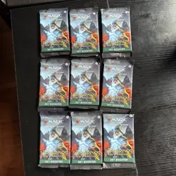 9 Magic The Gathering The Lord of the Rings Tales of Middle-Earth Set Booster - Image 1