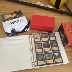 Magic The Gathering Collection Vintage Mtg Binder - Image 1
