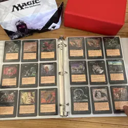Magic The Gathering Collection Vintage Mtg Binder - Image 3